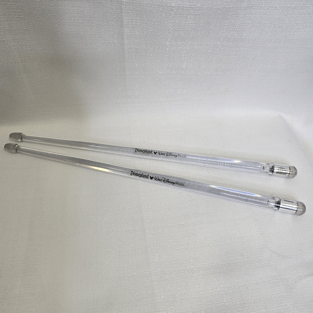 Disneyland Resort Walt Disney World Blue LED Light-Up Drumsticks Used
